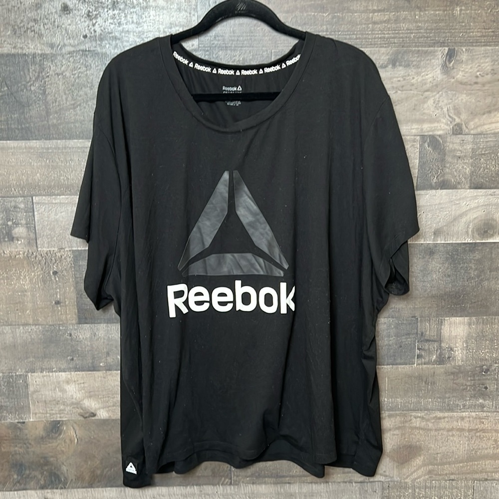 Black Reebok Short Sleeve T-Shirt